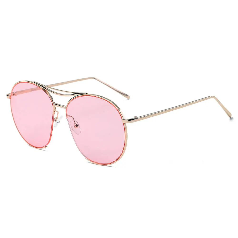 Low Profile Round Frame Sunglasses