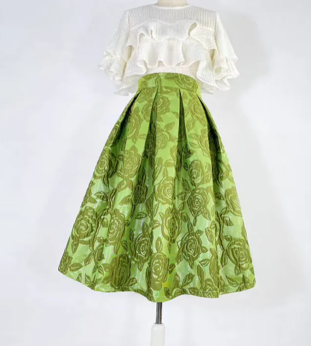 Graceful Relaxed High Waist Skirt