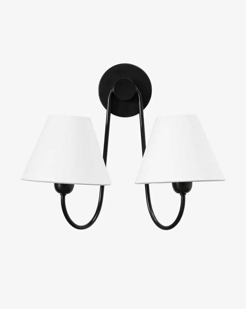Vintage-Inspired Linen Wall Sconce