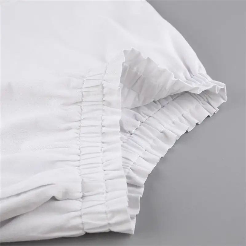 Ruffle Hem Top Shorts Set