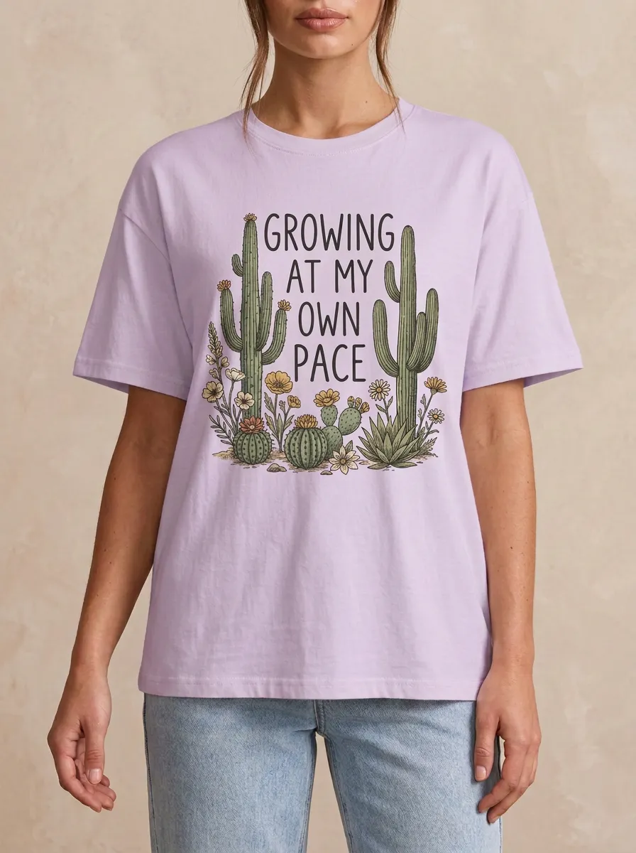 Cactus Plant Lover Growing Quote T-Shirt