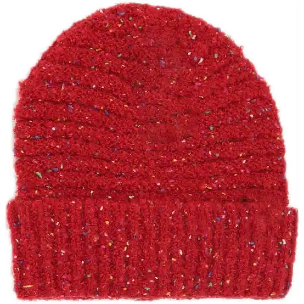 Confetti Boucle Knit Cuff Beanie