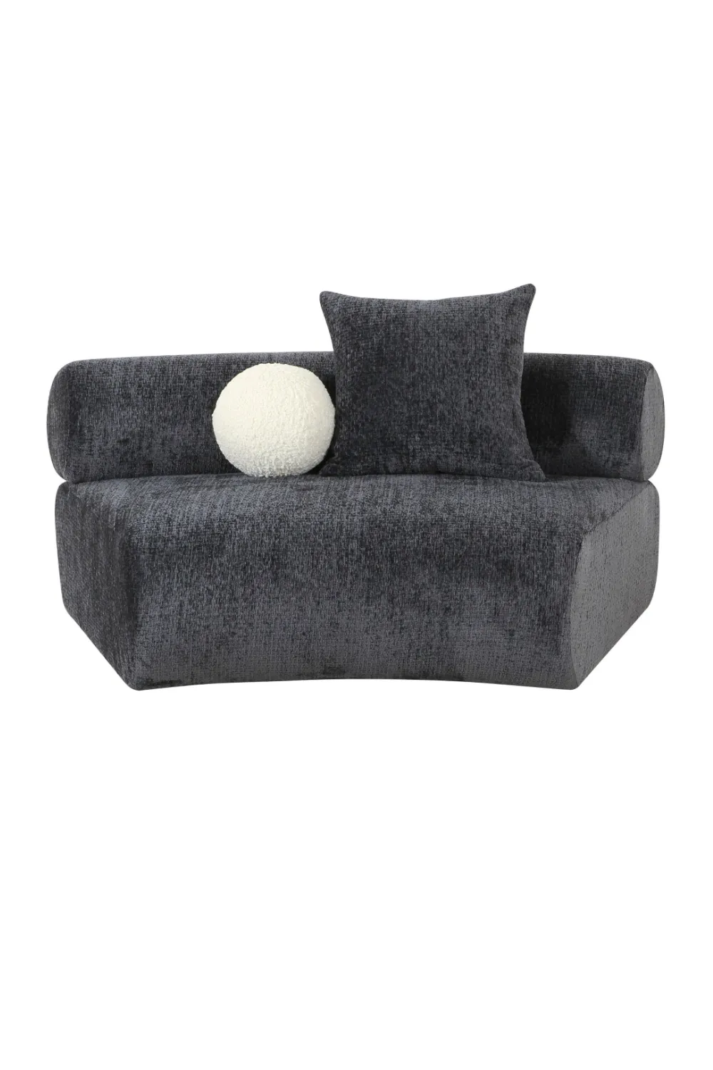 Curved Armless Sofa