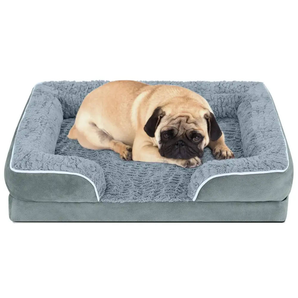 Compact Foam Dog Sofa Bed