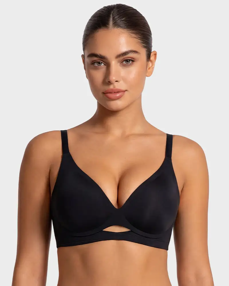 Soft Support Plunge Push-Up Bra
