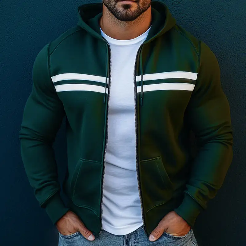 Washed Work Hooded Jacket