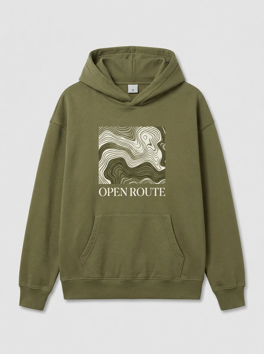 Open Route Topographic Hoodie