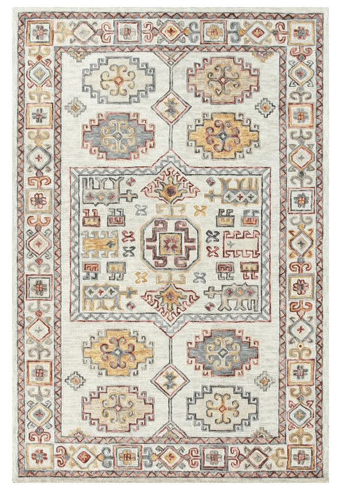 Artisan Crafted Persian Inspired Textured Wool Area Rug