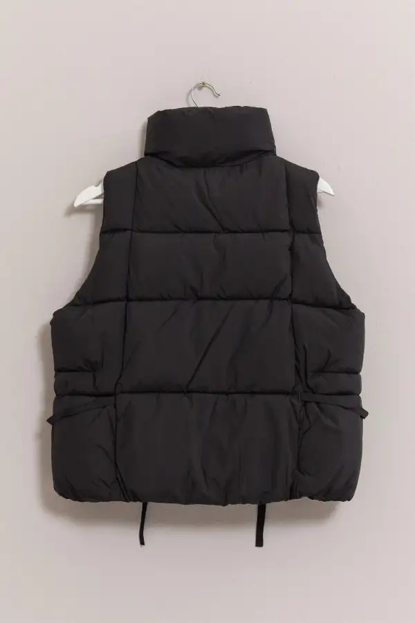 Everyday High Neck Layering Puffer Vest