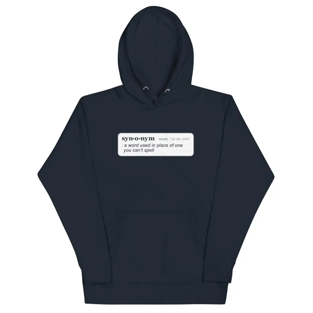 Word Definition Graphic Hoodie
