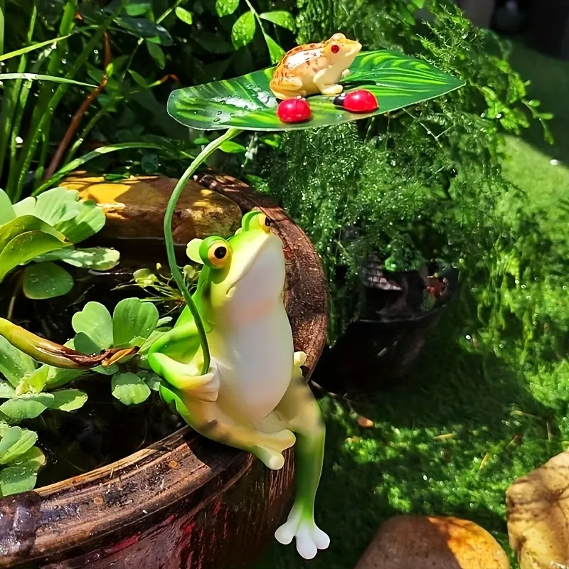 Frog Garden Decor Statue