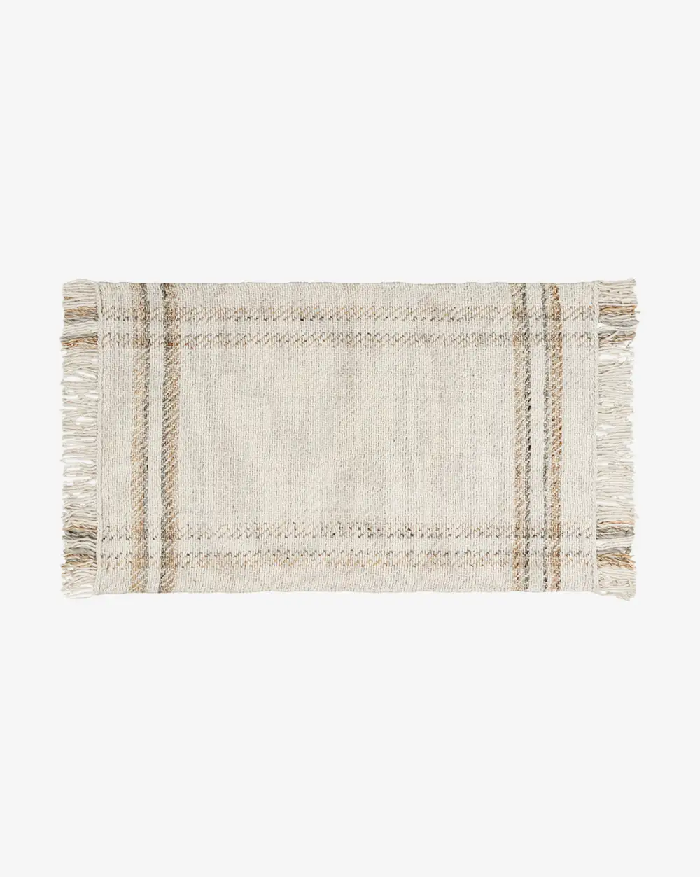Fringed Handwoven Indoor-Outdoor Area Rug