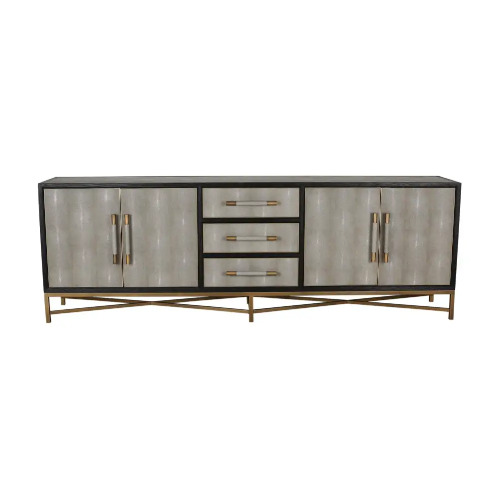Shagreen Vegan Leather Sideboard