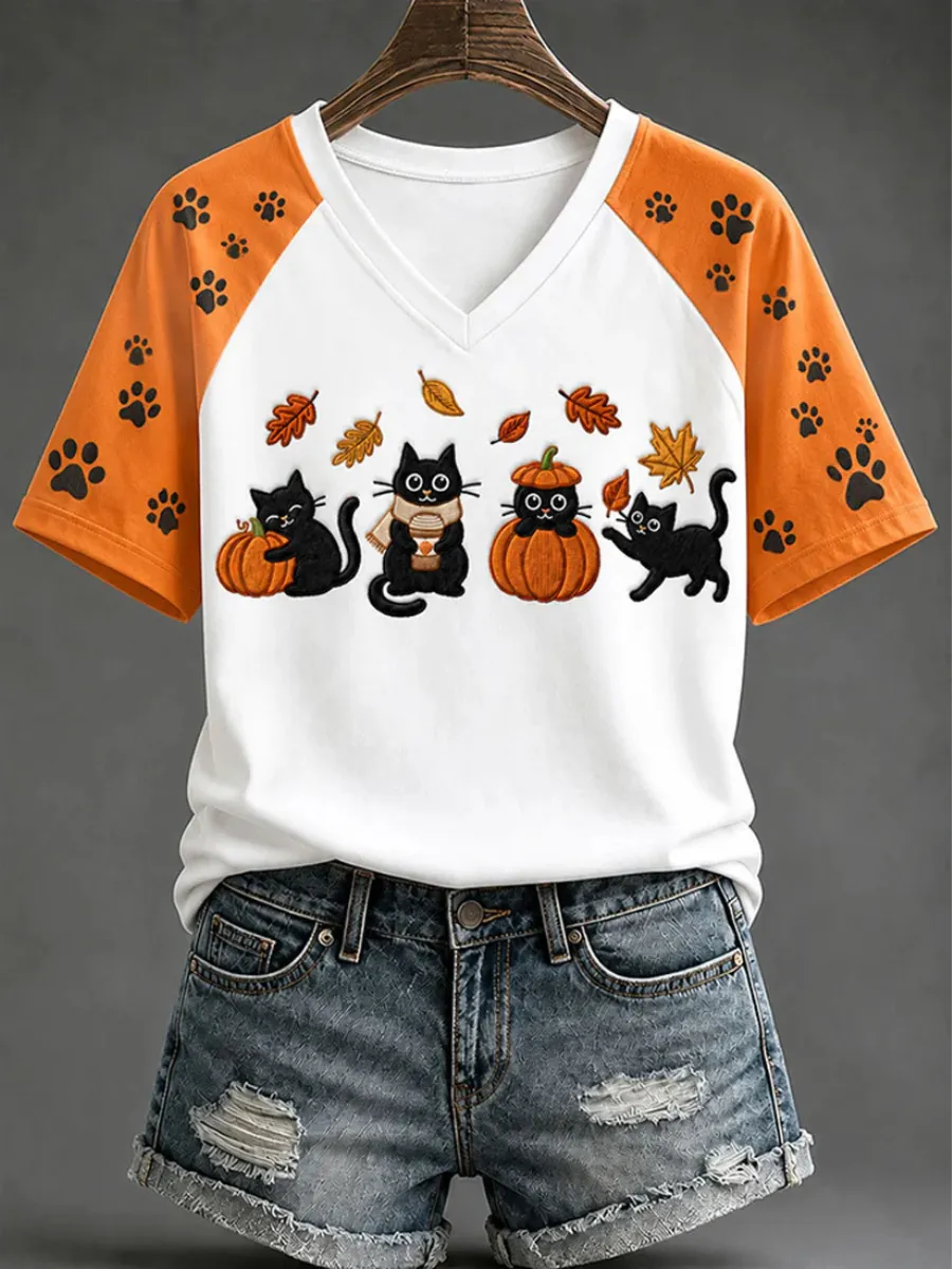 Women'S International Dog Day Cute Dog Casual Printed T-Shirt