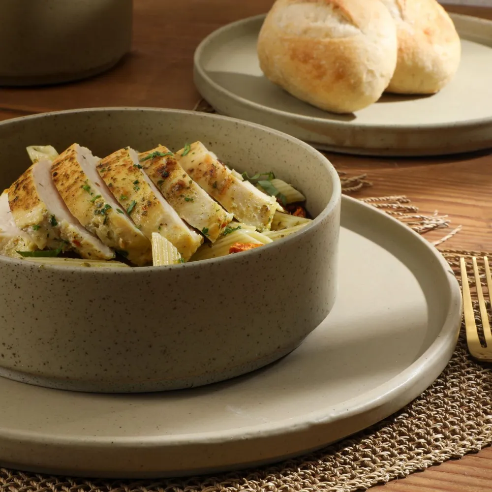 Matte Reactive Glaze Porcelain Dinnerware Set