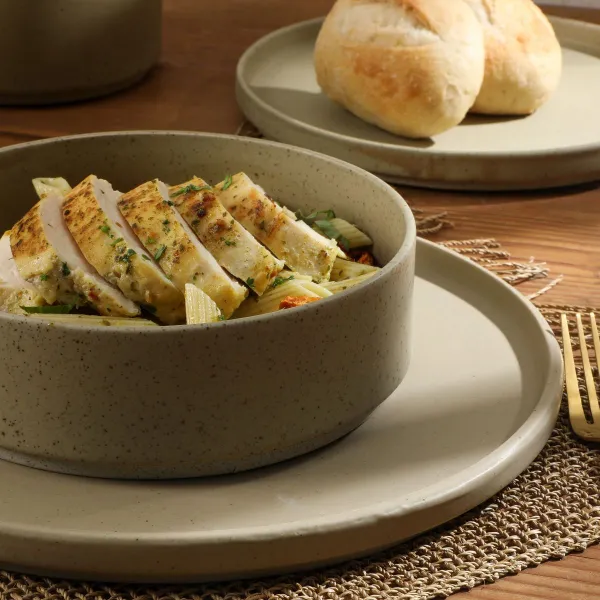 Matte Reactive Glaze Porcelain Dinnerware Set