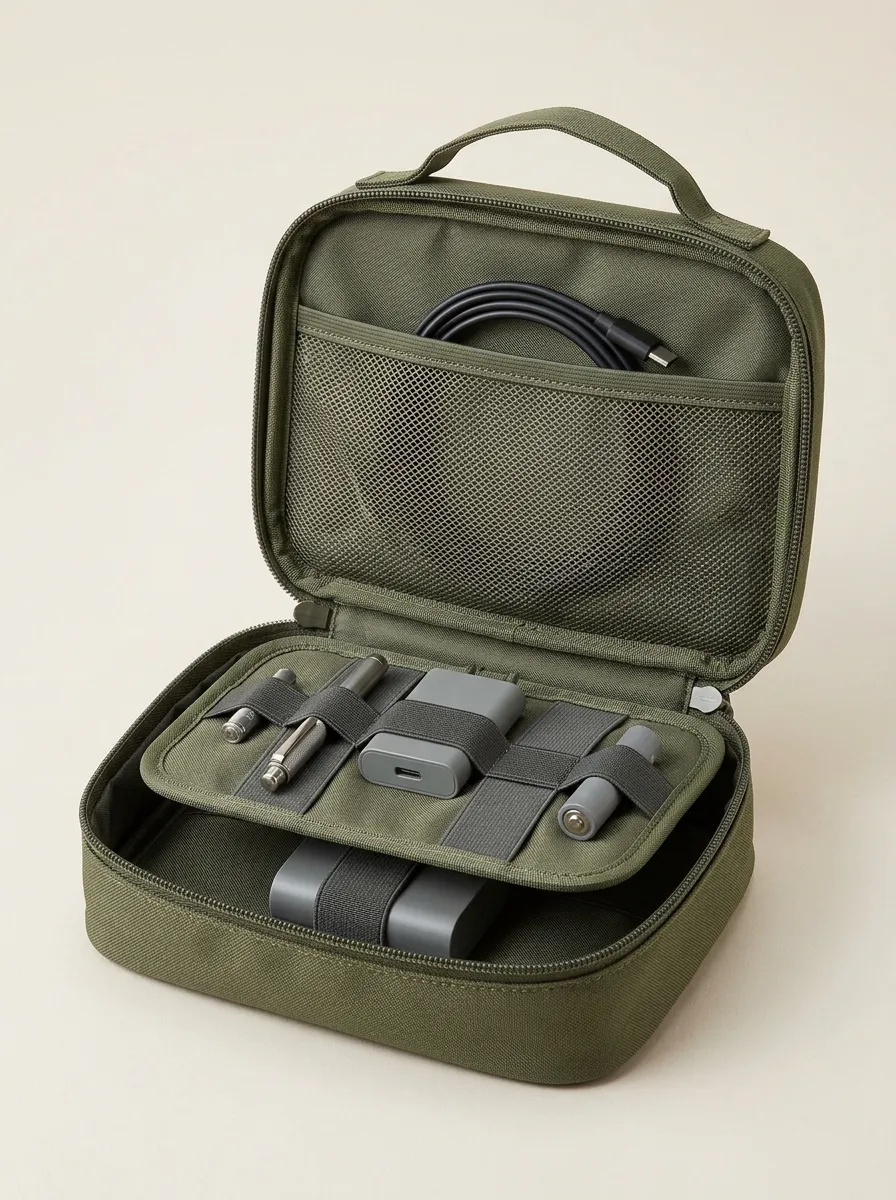 Utility Portable Tech Organizer Bag