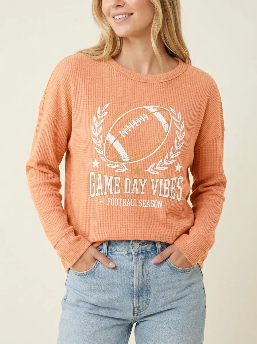 Football Graphic Casual T-Shirt