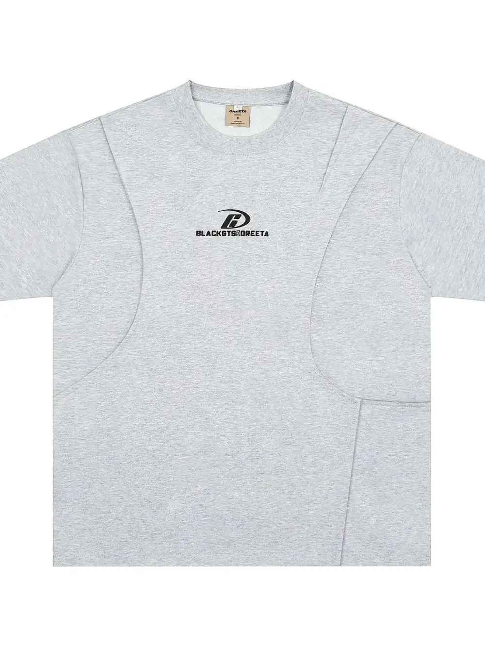 Structured Crew Neck Oversized Tee