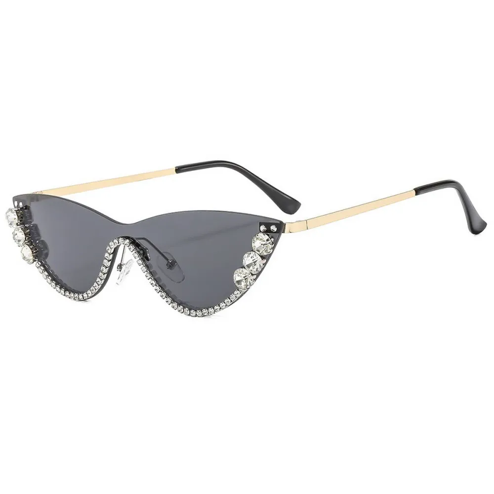 Rhinestone Cat Eye Sunglasses