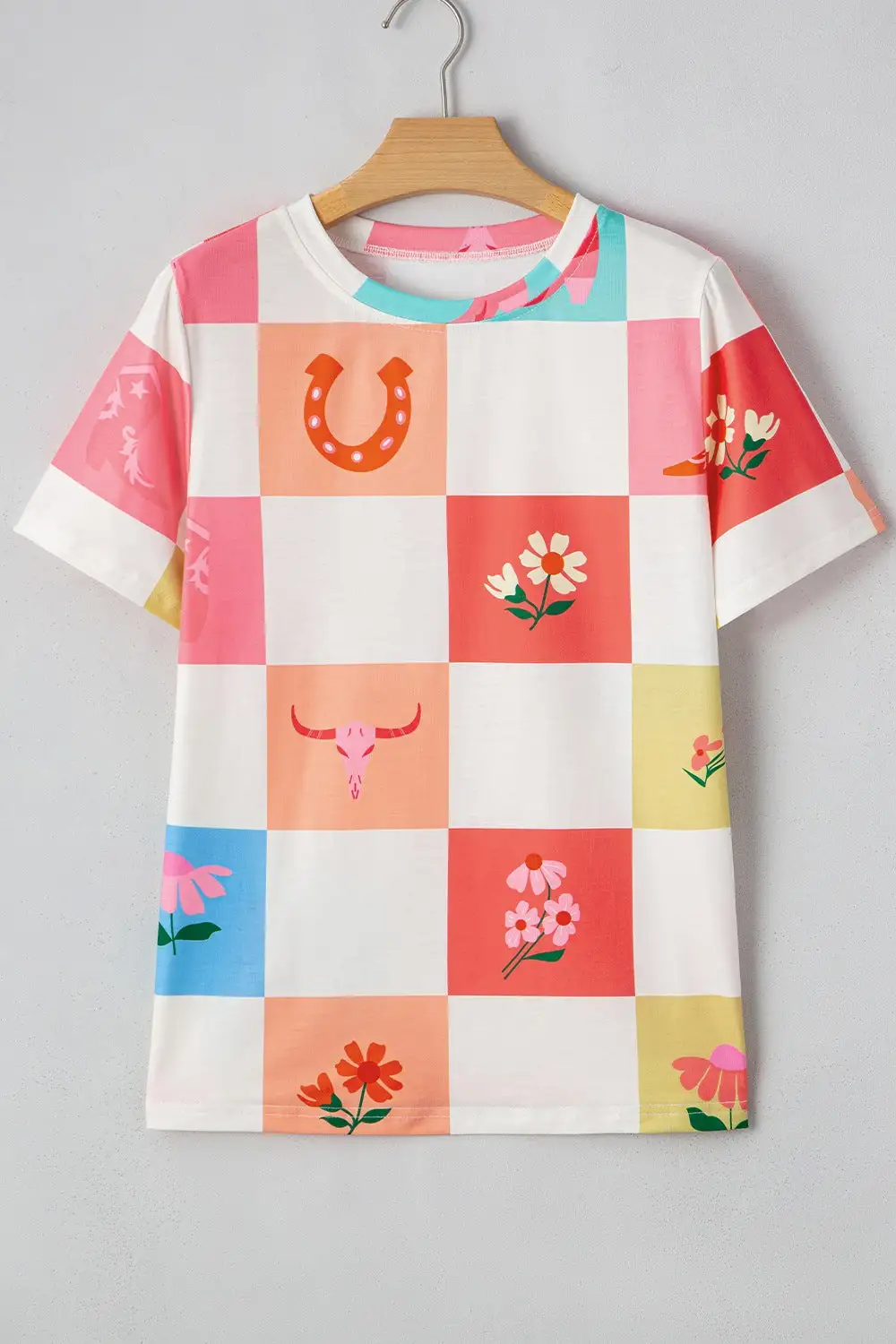 Streamlined Round-Neck Short-Sleeve T-Shirt