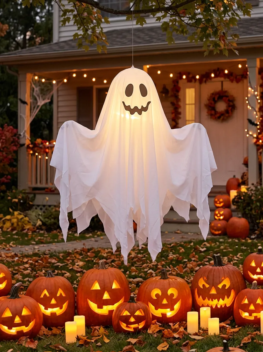 Spooky-Ghost Ghost Halloween Yard Decoration