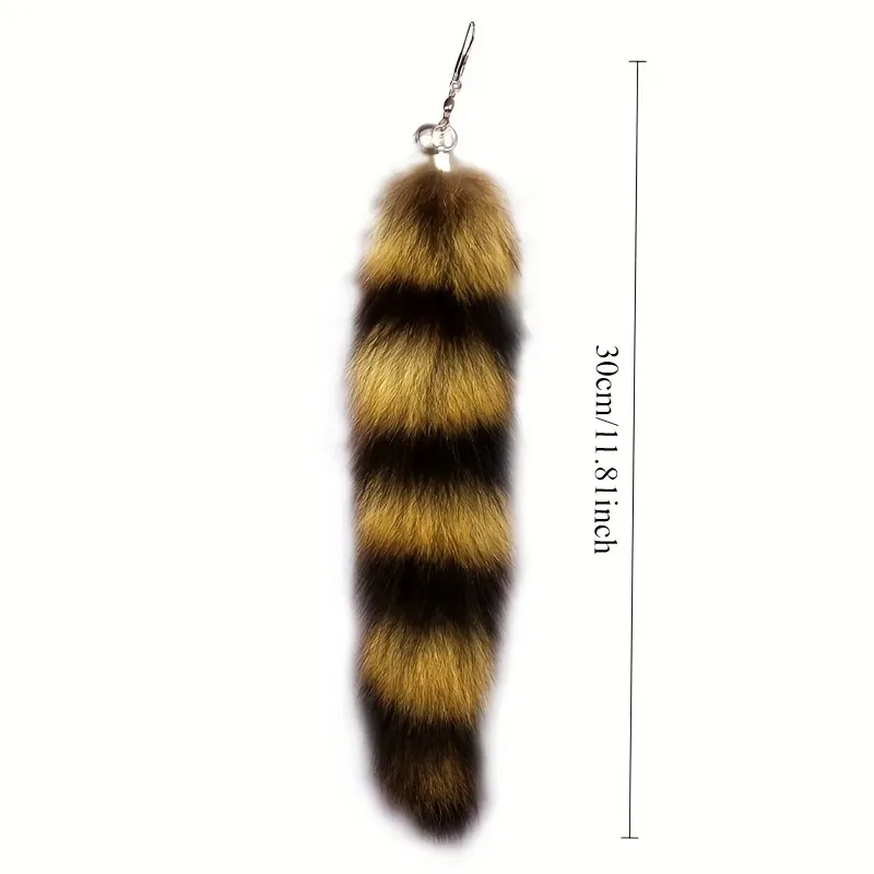 Cat Raccoon Tail Teaser Toy