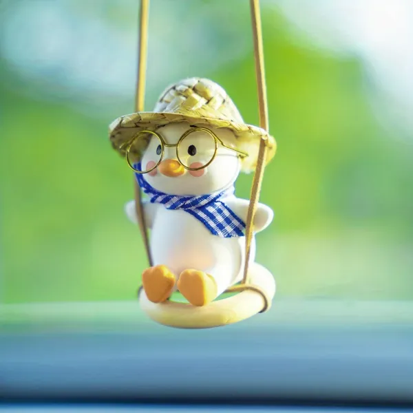 Swing Duck Car Hanging Ornament