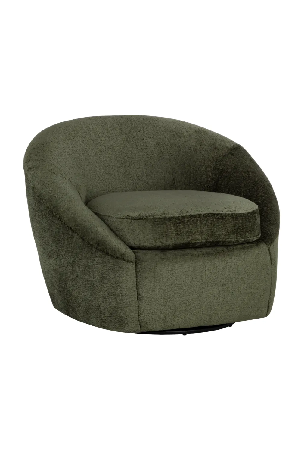 Rounded Swivel Lounge Chair