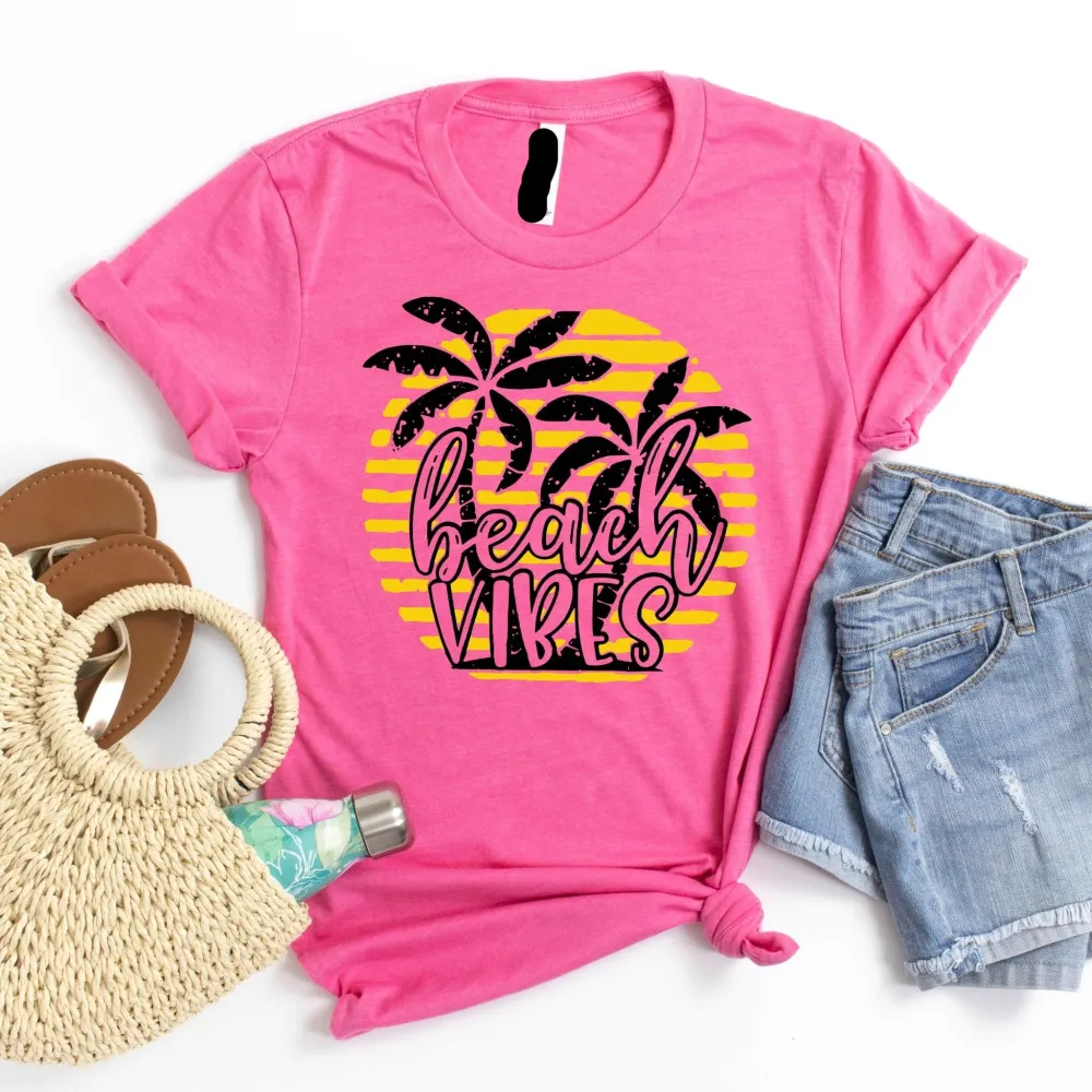 Beach Vibes Graphic Tank Top