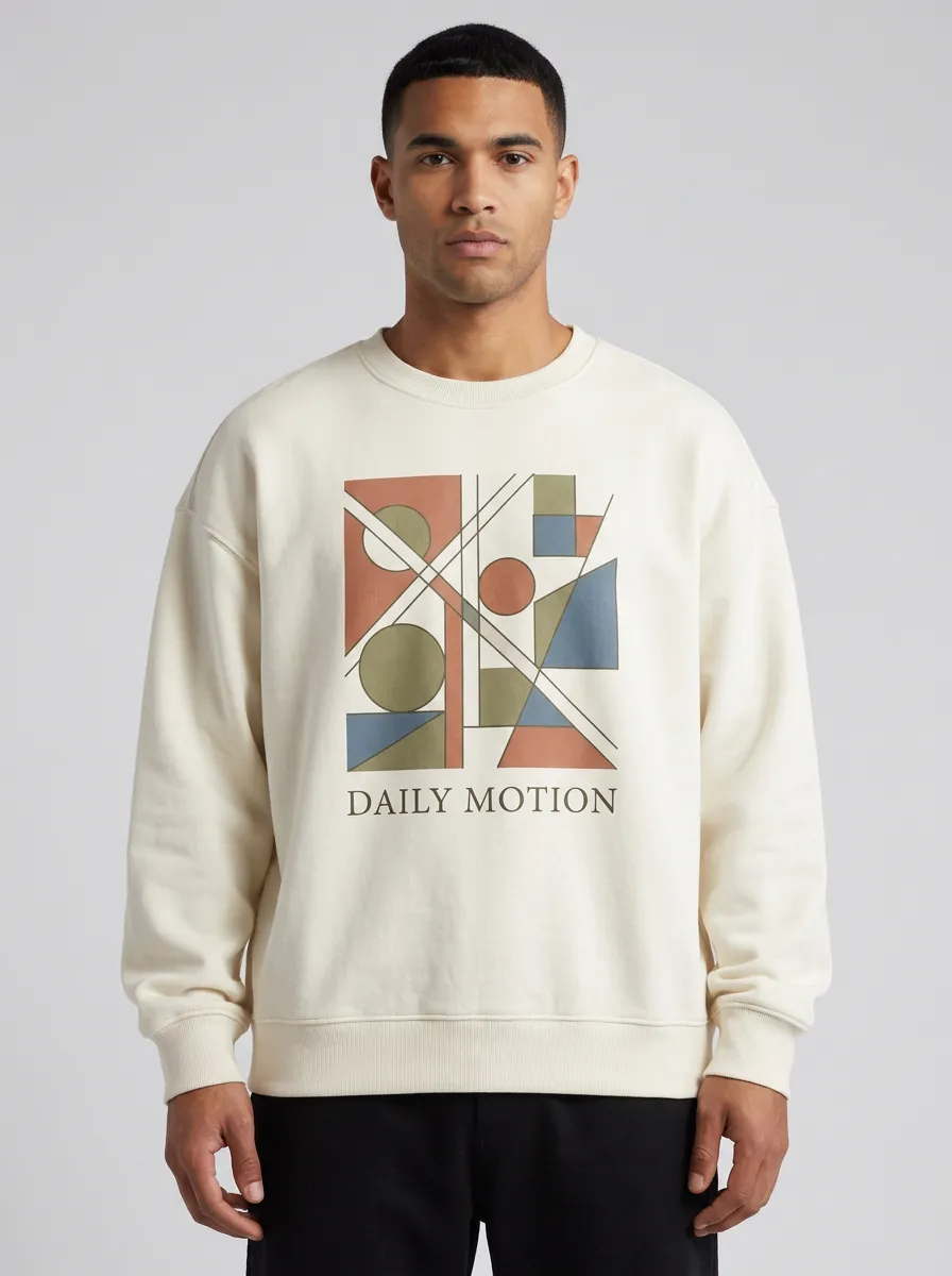 Motion Geometric Abstract Hoodie