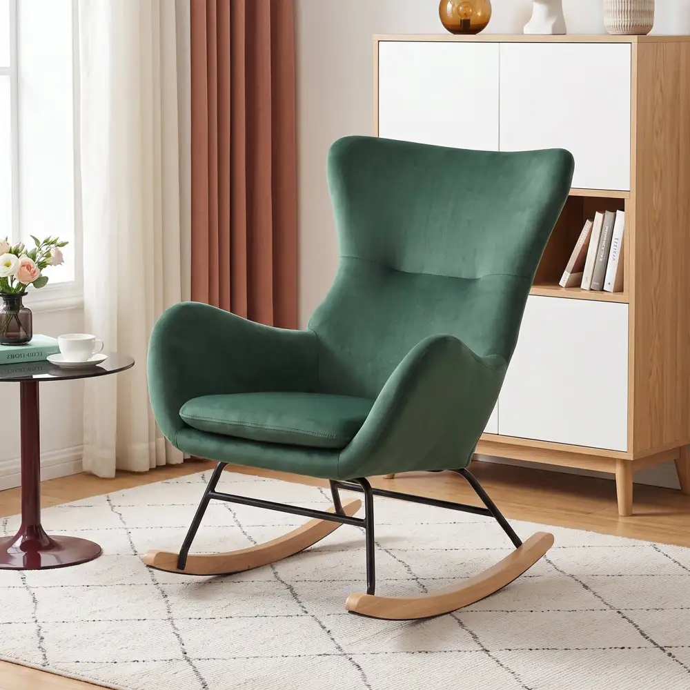 Clean Line Bedroom Rocking Armchair