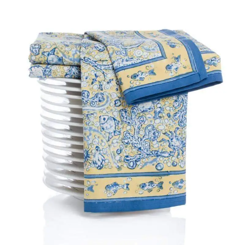 Patterned Kitchen Tea Towel Set