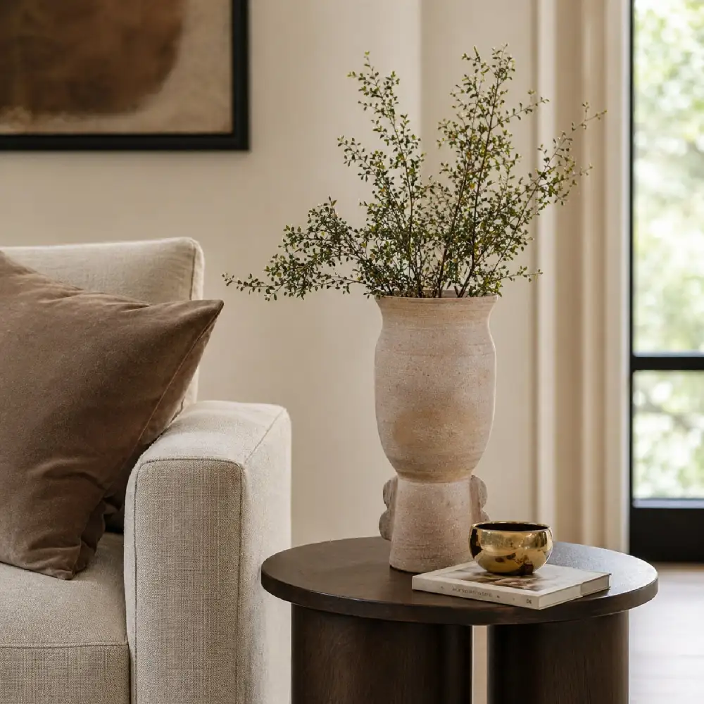 Vintage Style Terracotta Vase
