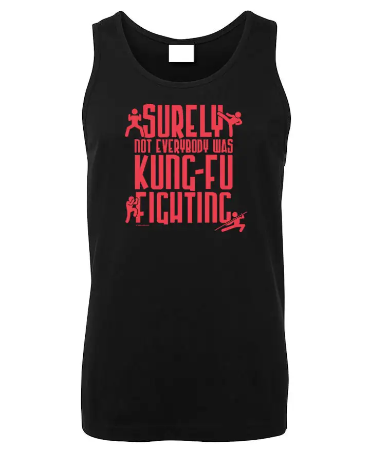 Fighting Quote Graphic Tank Top