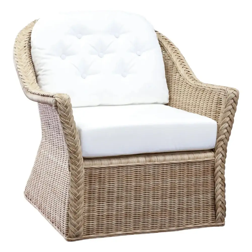Modern Wicker Accent Chair