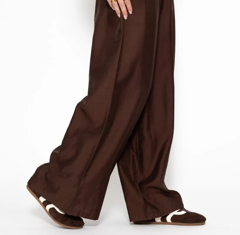 Brown Straight Everyday Pants