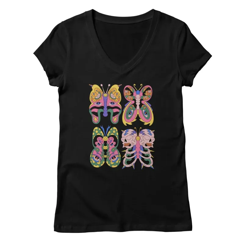 Wings Of The Weird V-Neck Tee
