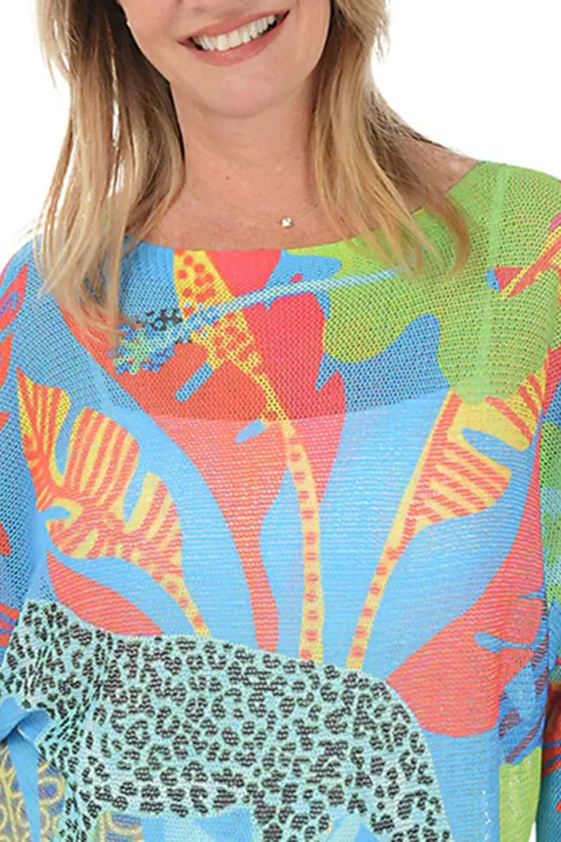Leopard Safari Lightweight Sweater