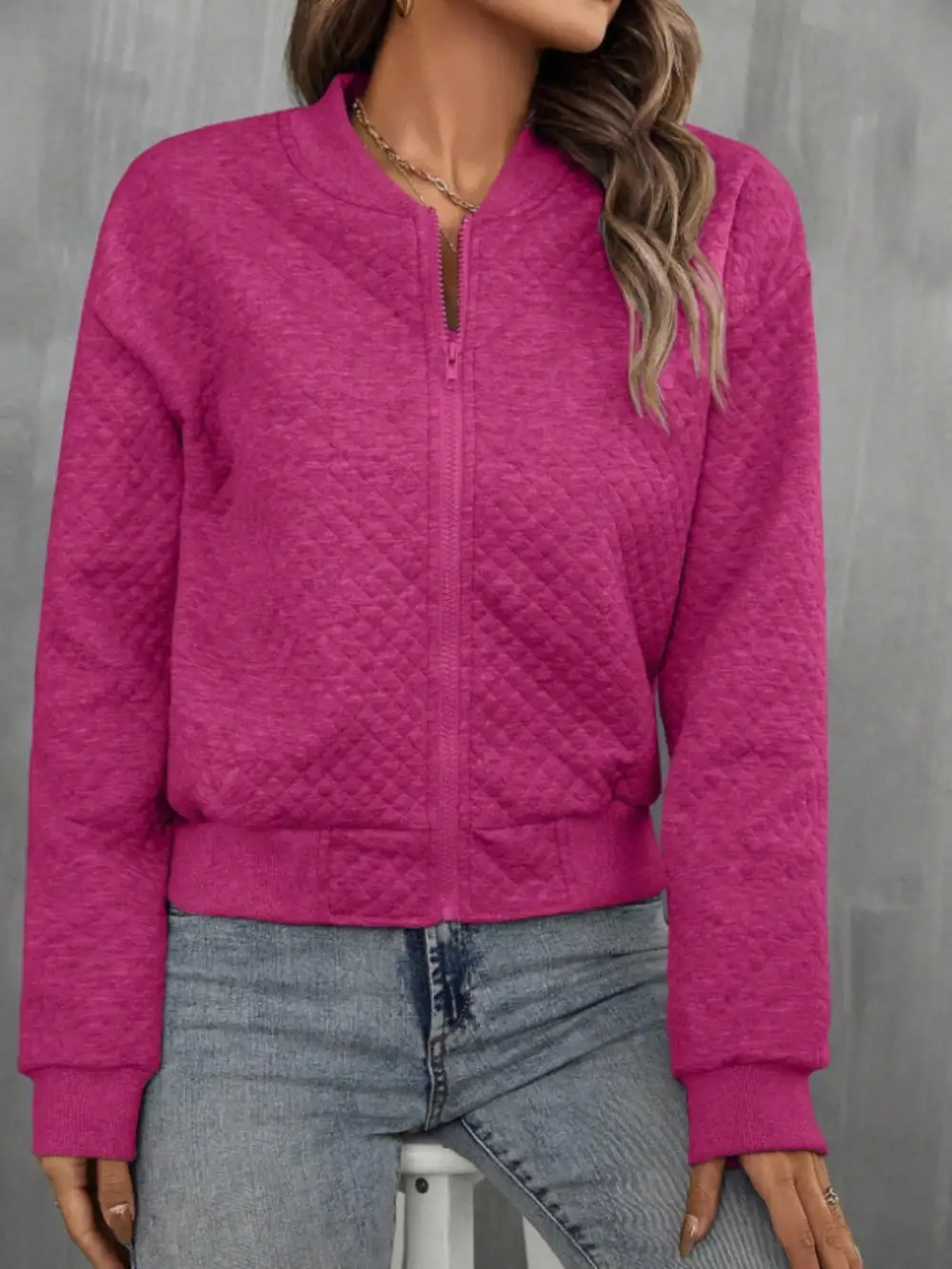 Refined Zip-Up Jacket