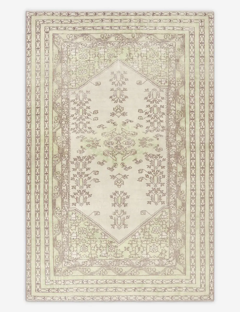Artisan Vintage Inspired Turkish Inspired Hand Knotted Wool Area Rug