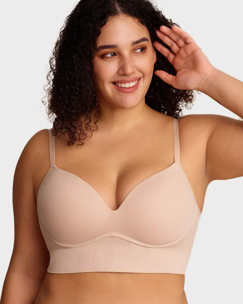 Deep V Wireless Lift Bralette