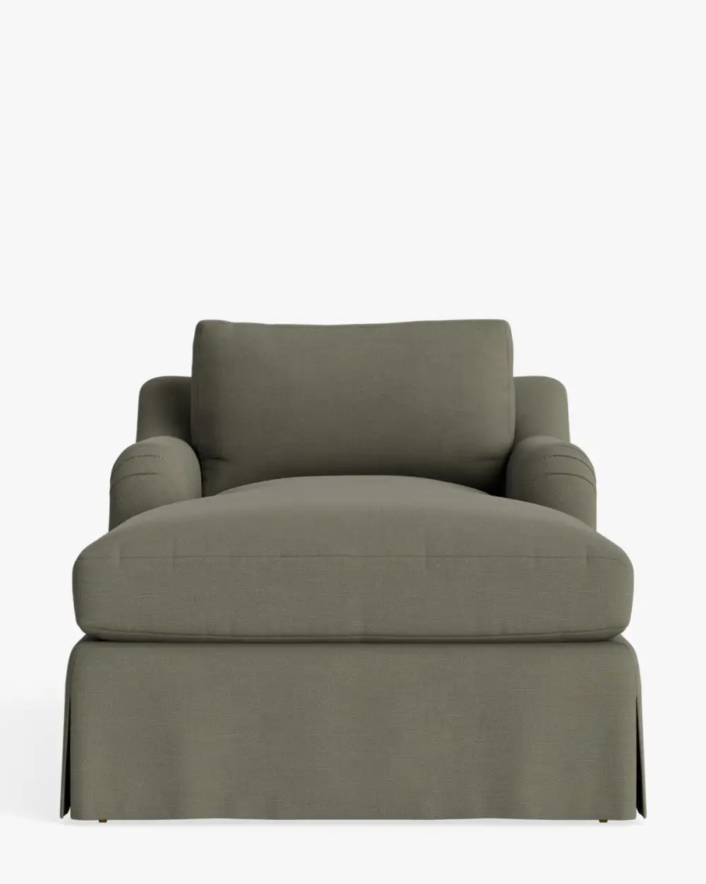 Traditional Wood Chaise