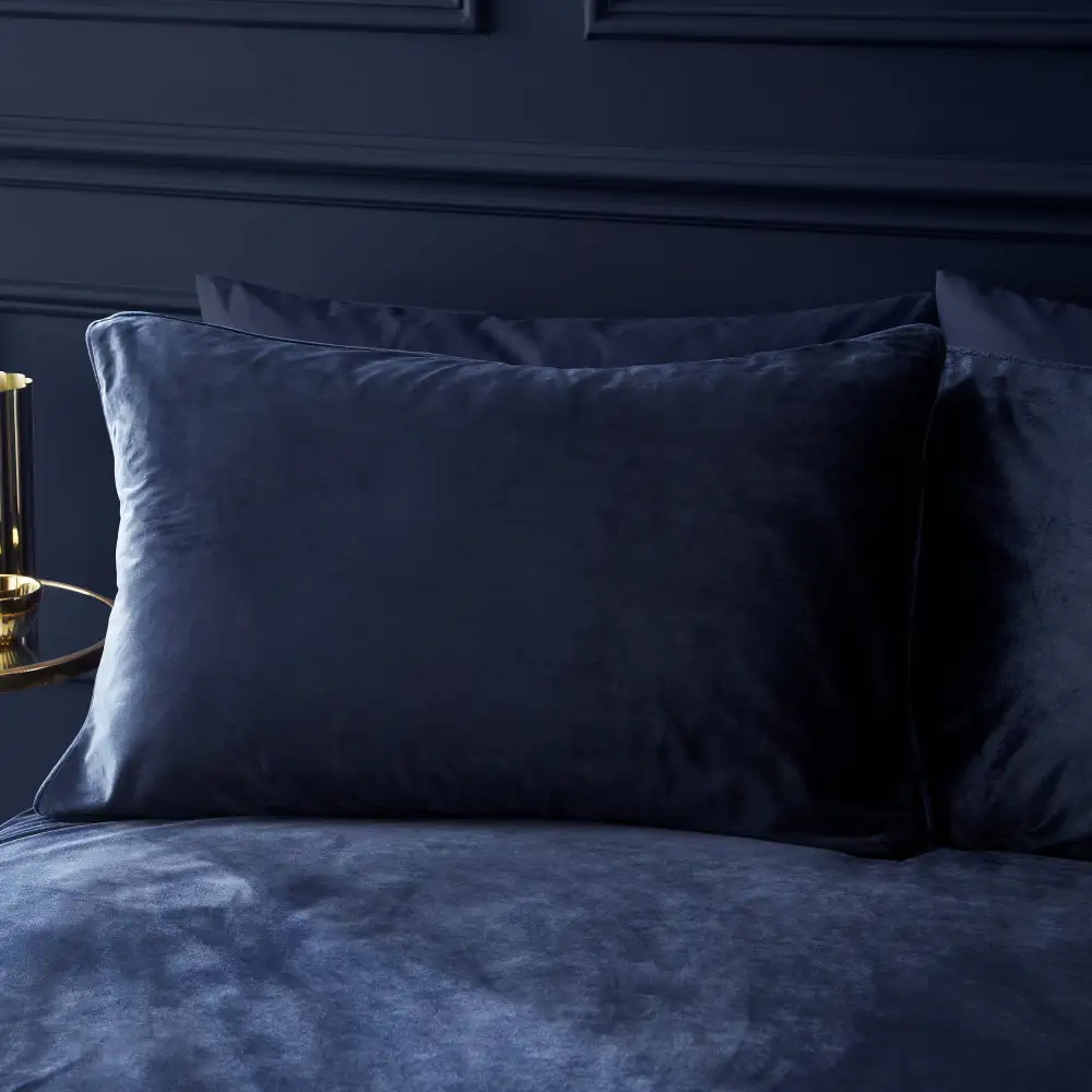 Classic Bedroom Printed Velvet Duvet Cover Set