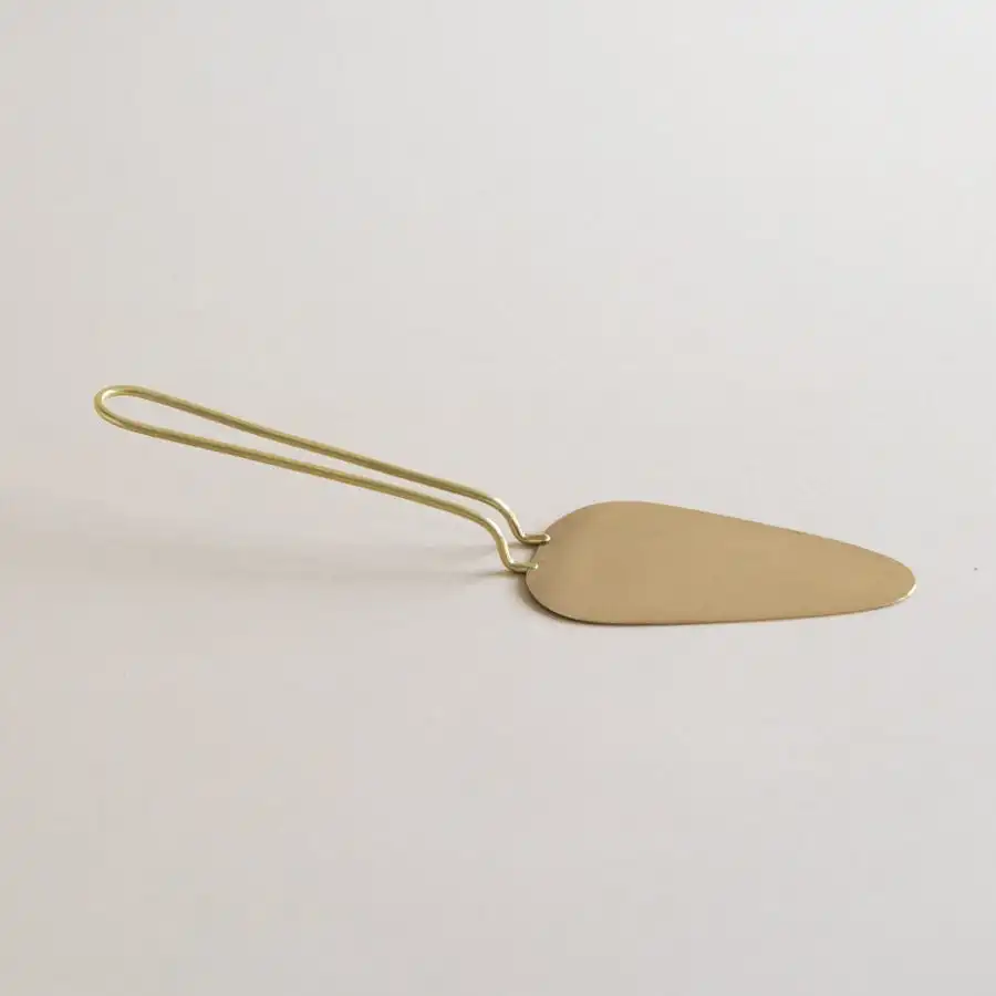 Brass Dessert Cake Server