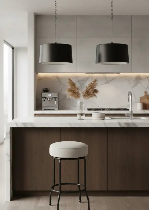 Refined Swivel Counter Stool
