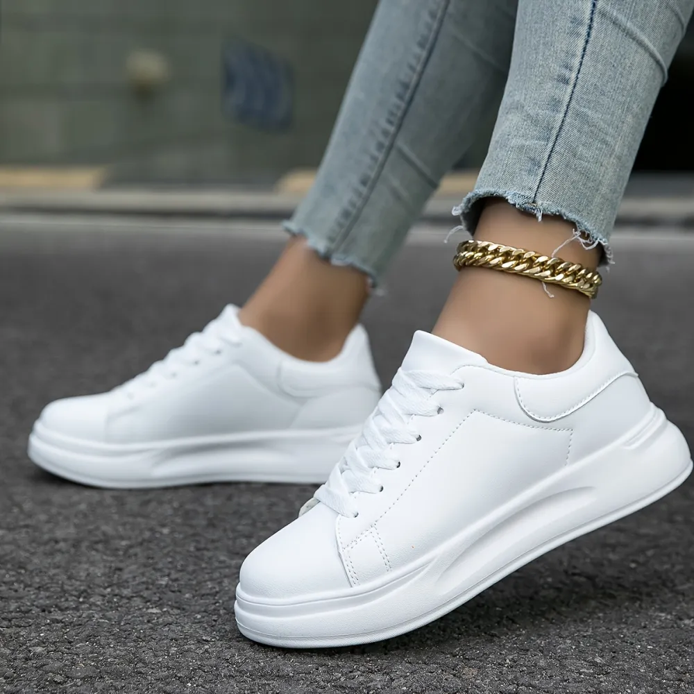Platform Low Soft Sole Skate Sneakers
