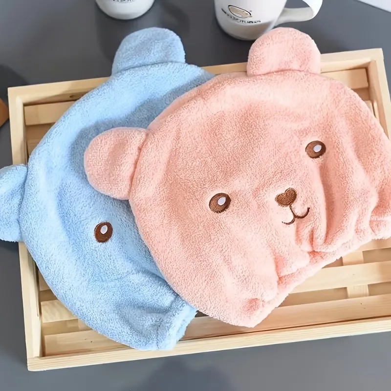 Cute Bear Dry Hair Cap