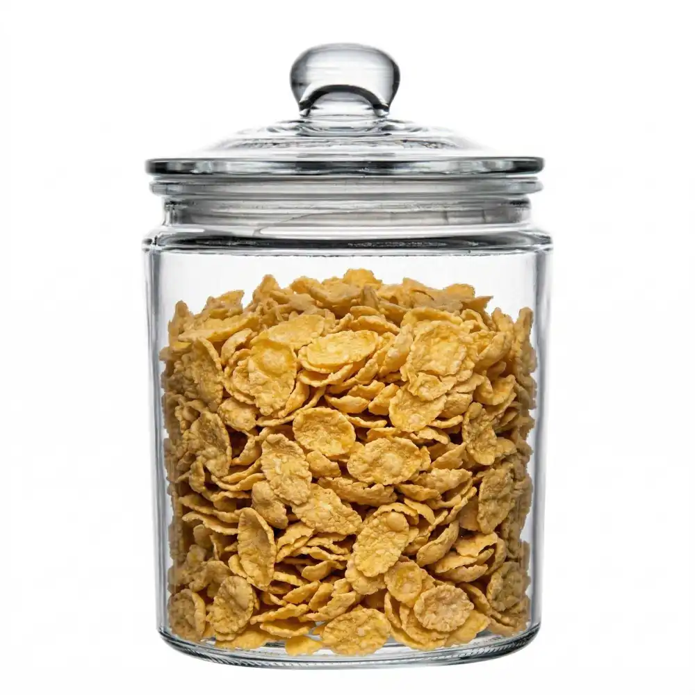 Glass-Lid Countertop Pantry Canister