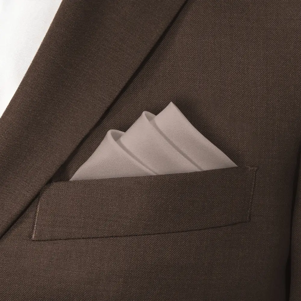 Smart Balanced Solid Pocket Square